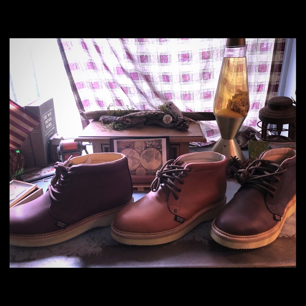 Men’s leather Boots - NEW multi color/sz available